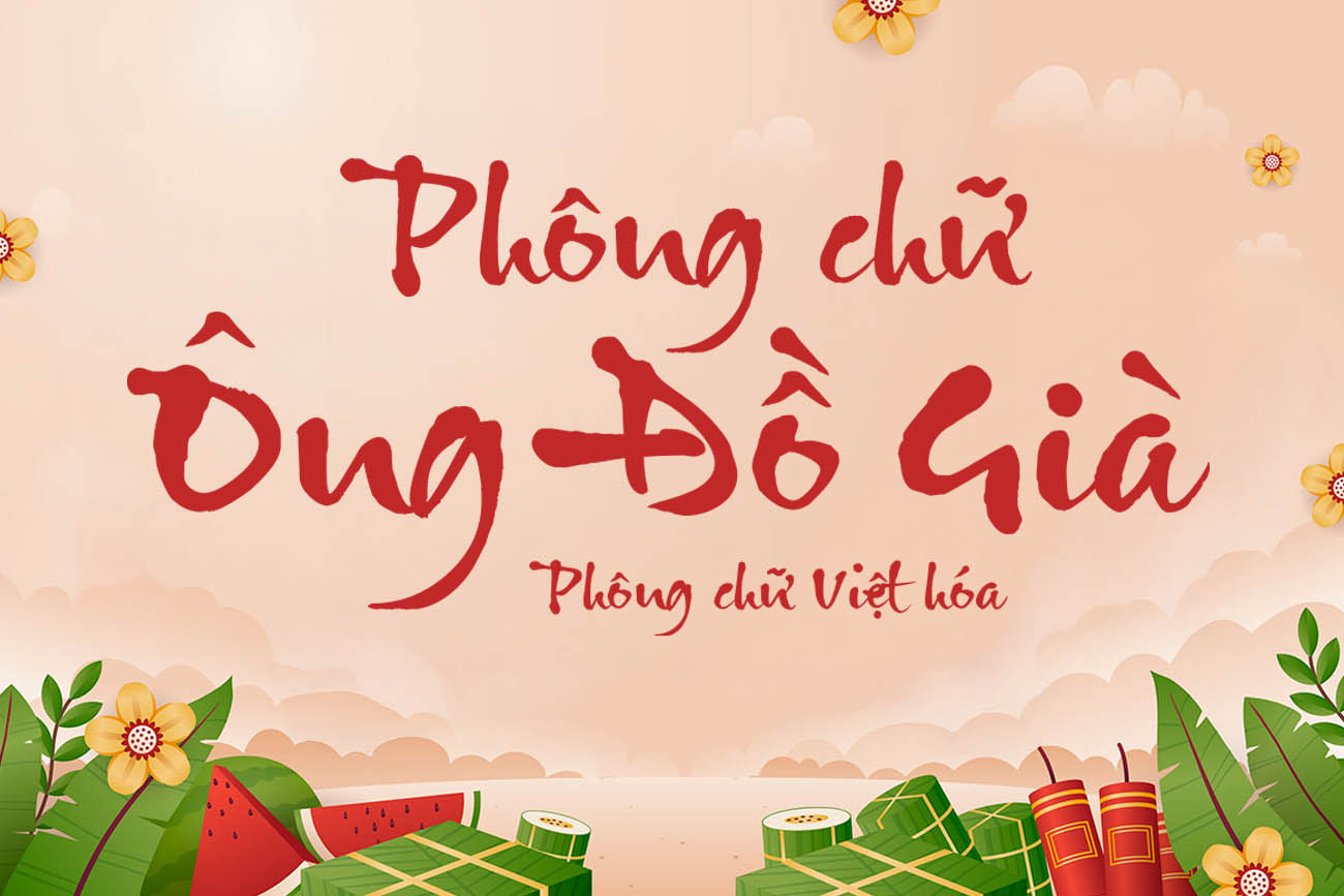 Tải Xuống - Font UTM Ong Do Gia Thư Pháp Miễn Phí
